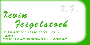 kevin feigelstock business card